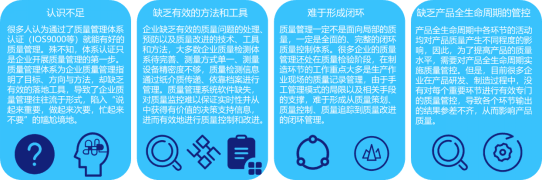 現階段制造企業質量管理的痛點